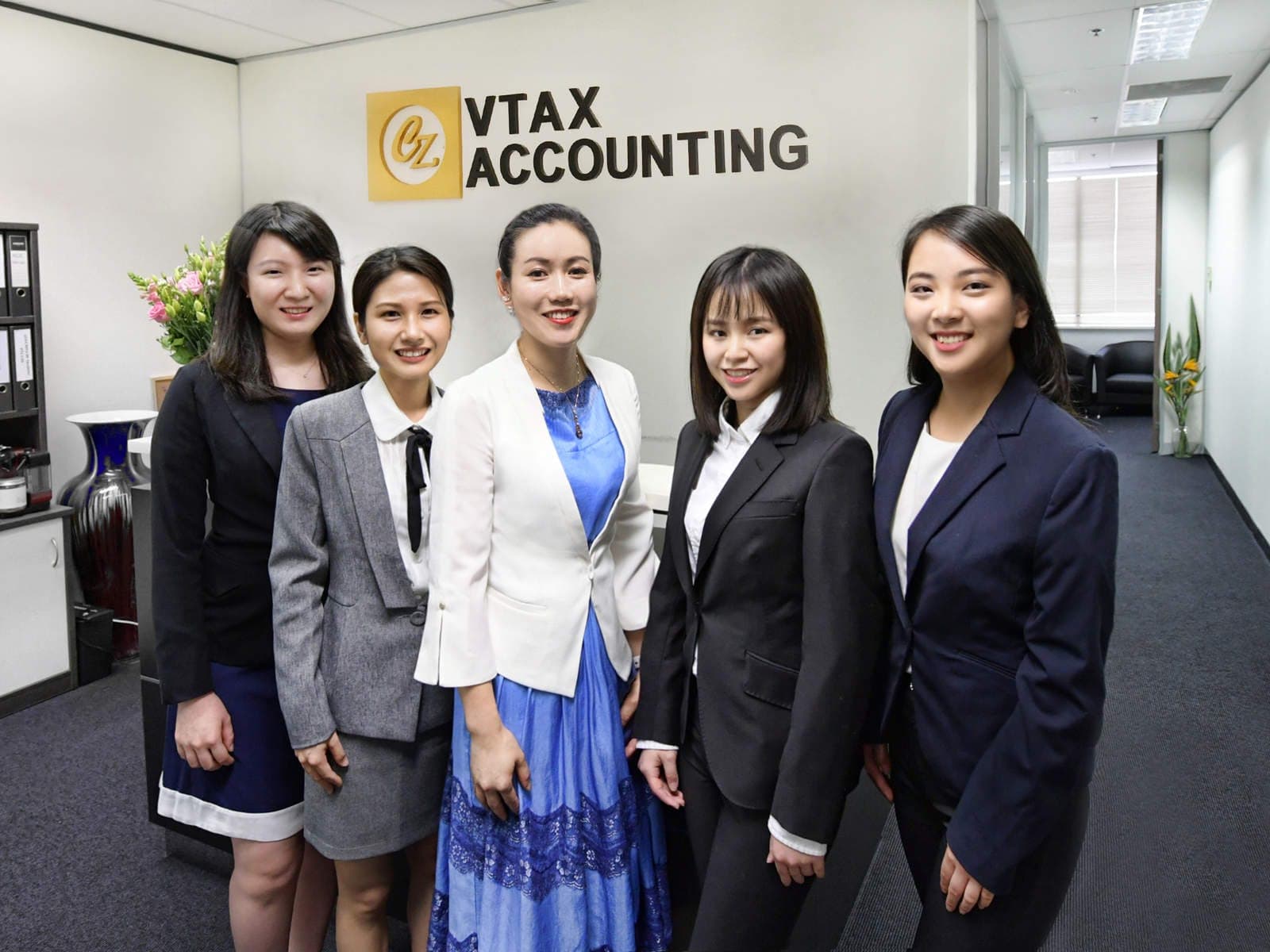 The Vtax Accounting team at our Camberwell office
